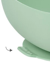 Beaba Bol silicon cu ventuza Sage green, B913547 3