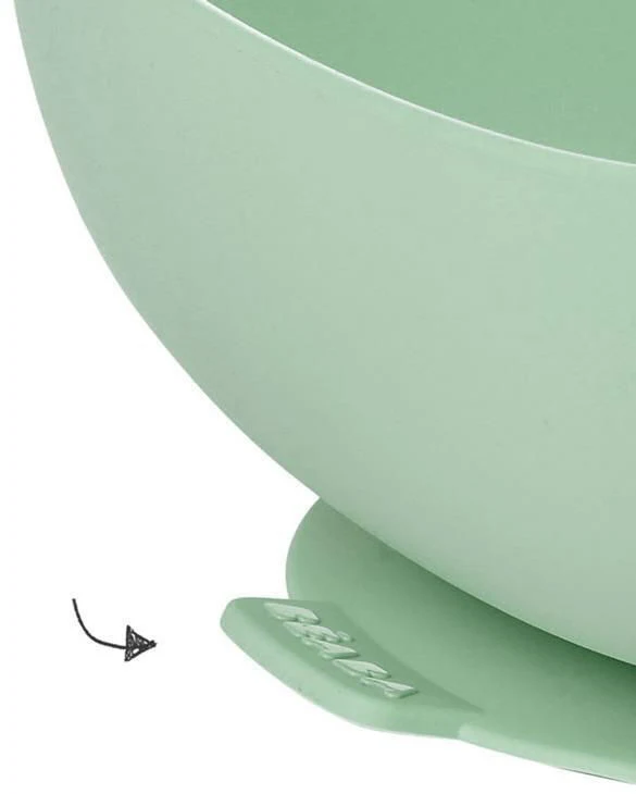 Beaba Bol silicon cu ventuza Sage green, B913547 3