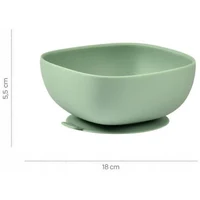 Beaba Bol silicon cu ventuza Sage green, B913547 2