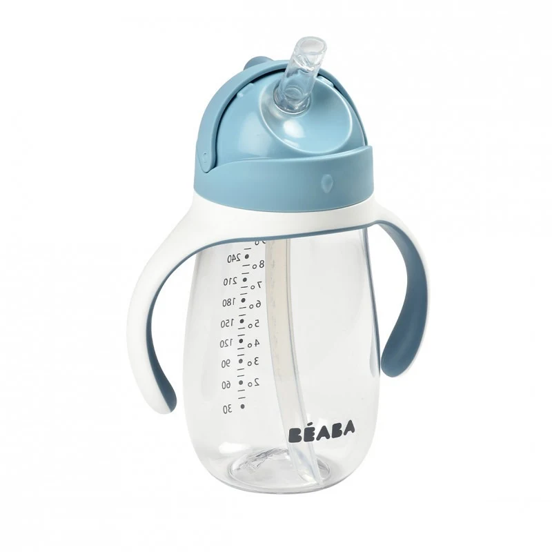 Beaba Cana cu pai din tritan 300ml Albastru B913479 2