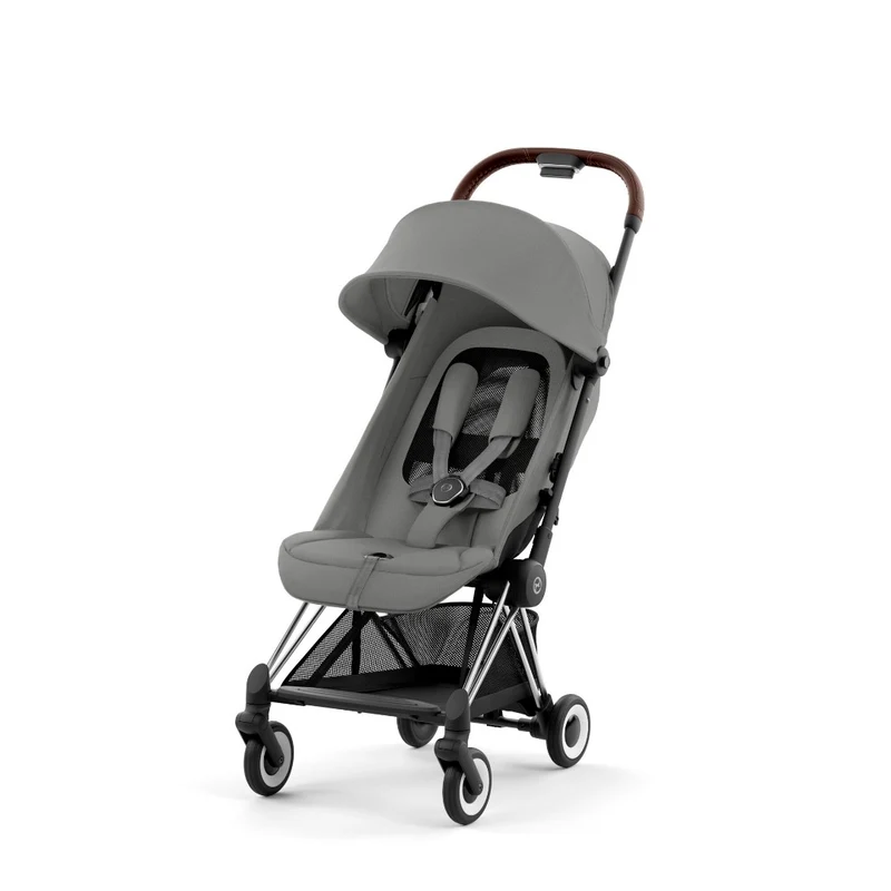 Cybex Carucior ultracompact Coya Chrome Dark Brown Mirage Grey, dark grey 4