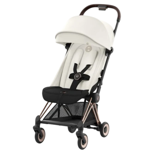Carucior ultracompact Cybex Coya Rosegold Off White light beige