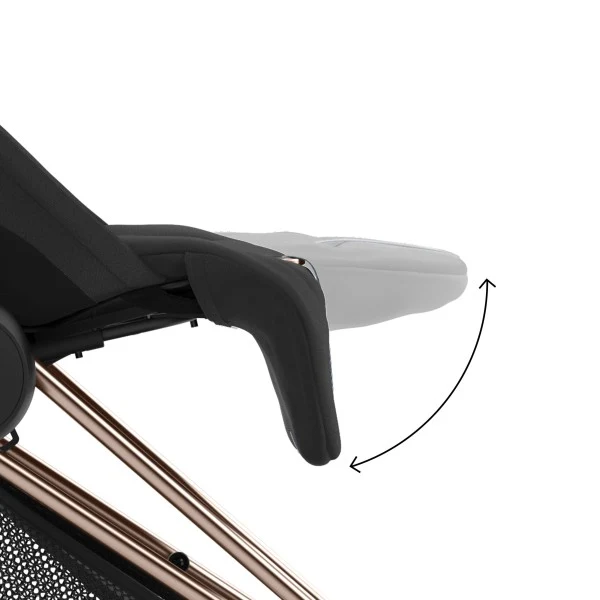 Carucior ultracompact Cybex Coya Rosegold Sepia black 2025 6