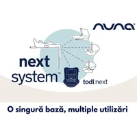 Scaun auto rotativ i-Size Nuna Todl Next Caviar 40-105cm 7