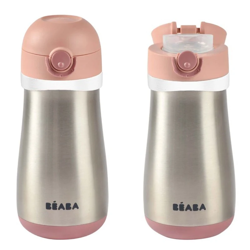 Beaba Cana termica din inox 350ml Old Pink B913522 2