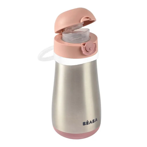 Beaba Cana termica din inox 350ml Old Pink B913522