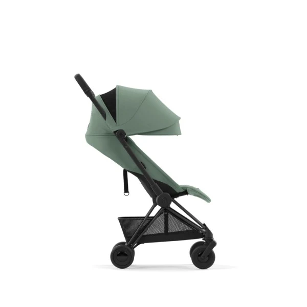 Carucior ultracompact Cybex Coya Matt Black Leaf Green 8