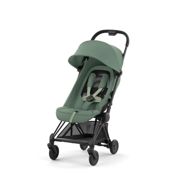 Carucior ultracompact Cybex Coya Matt Black Leaf Green 2