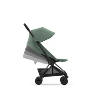 Carucior ultracompact Cybex Coya Matt Black Leaf Green 3