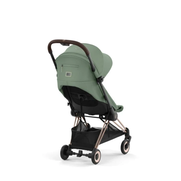 Коляска ультракомпактная Cybex Coya Rosegold Leaf Green 5
