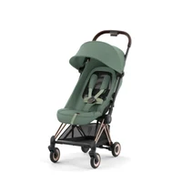 Коляска ультракомпактная Cybex Coya Rosegold Leaf Green 2