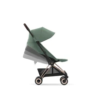Коляска ультракомпактная Cybex Coya Rosegold Leaf Green 7