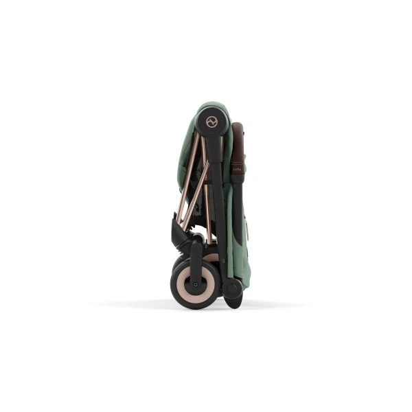Коляска ультракомпактная Cybex Coya Rosegold Leaf Green 8