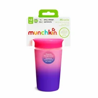 Munchkin 1pk 9oz MRCL Colour Changing Cup-Pink 6
