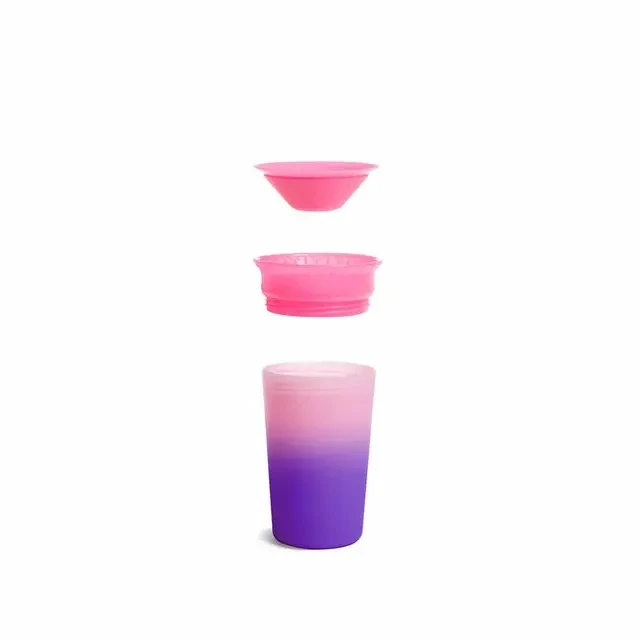 Munchkin 1pk 9oz MRCL Colour Changing Cup-Pink 5