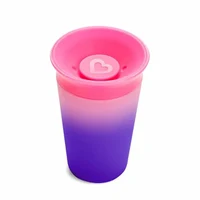 Munchkin 1pk 9oz MRCL Colour Changing Cup-Pink 3