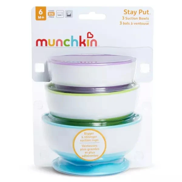 Munchkin Set 3 Boluri pe ventuza 3