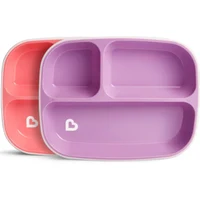 Munchkin Splash Divided Plates, 2 piese