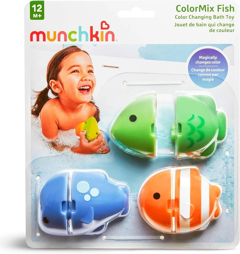 Игрушки для ванной «Рыбки» (3 шт.) Munchkin 3