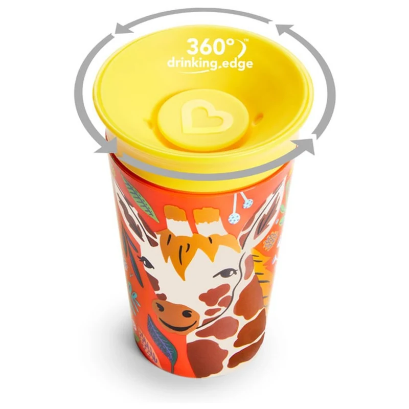 Munchkin 1 шт., Miracle Wildlove Sippy Cup 9 oz Giraffe 2