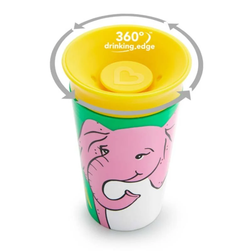 Munchkin 1 шт., Miracle Wildlove Sippy Cup 9 oz Elephant 2