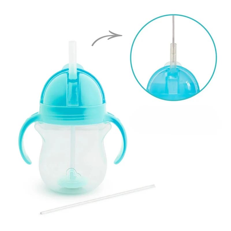 Munchkin  1pk 7oz CL Tip & Sip Cup Blue 4
