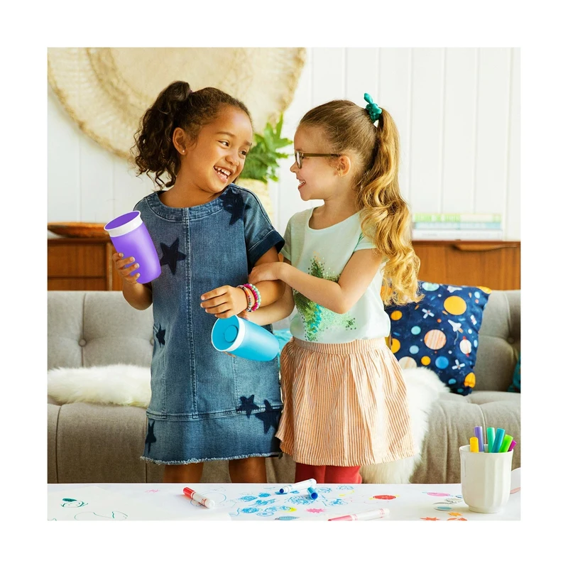 Munchkin  Gentle Cana de tranzitie 300ml, 9l+-Blue 5