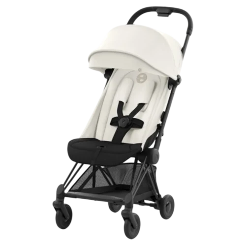 Коляска ультракомпактная Cybex Coya Matt Black Off White light beige 2025