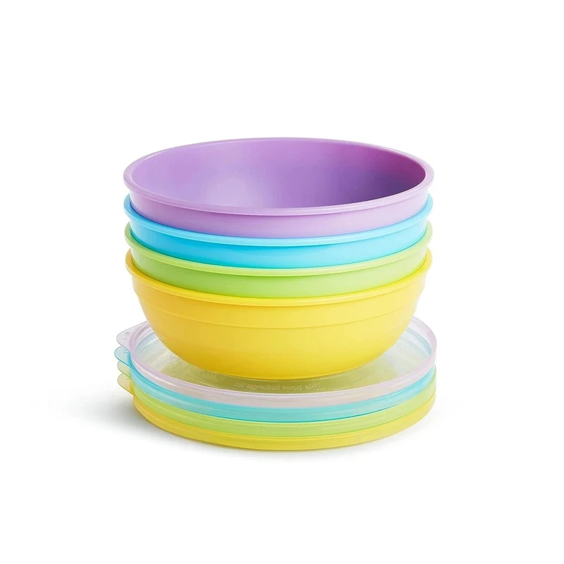 Набор из 4 мисок с крышками и 2 ложечками Love-a-Bowls Munchkin 2