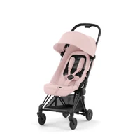 Коляска ультракомпактная Cybex Coya Matt Black Peach Pink light pink 2025 2