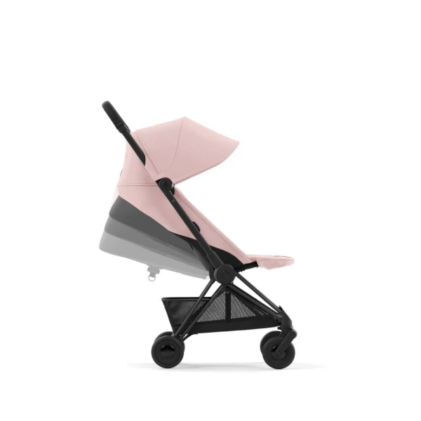 Коляска ультракомпактная Cybex Coya Matt Black Peach Pink light pink 2025 6