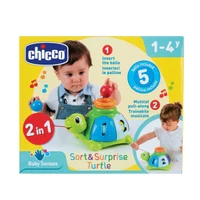 Jucarie 2 in 1 Chicco broscuta testoasa sorteaza si surprinde, 1-4ani 4