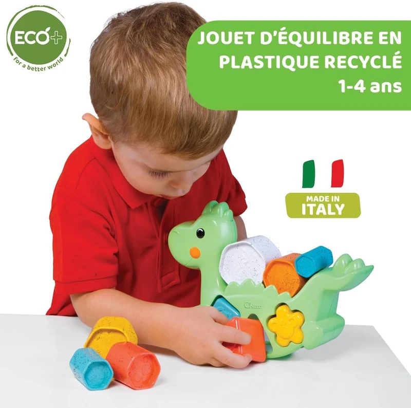 Jucarie Eco Sortator  2in1 Chicco Dinozaur, 1-4ani 2