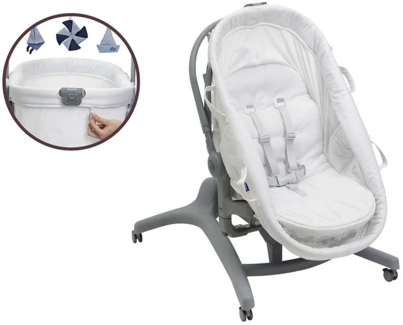Cosulet multifunctional 5 in 1 Chicco Baby Hug Pro, White Cream, 0luni+ 4