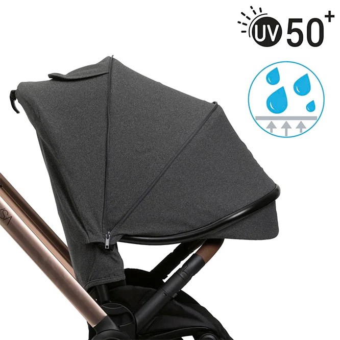 Carucior Chicco Mysa, Black Satin, 0+ luni 7