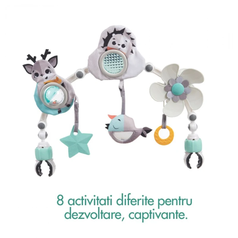 Arcadă de joacă flexibilă pentru cărucior Black & White Decor, TINY LOVE 2