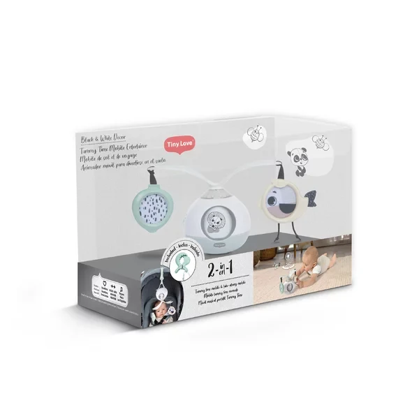 TINY LOVE CARUSEL MUZICAL MOBIL 2-IN-1 - Black&White Decor 4