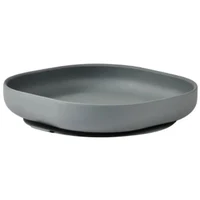 Beaba Farfurie silicon cu ventuza Mineral Grey B913550