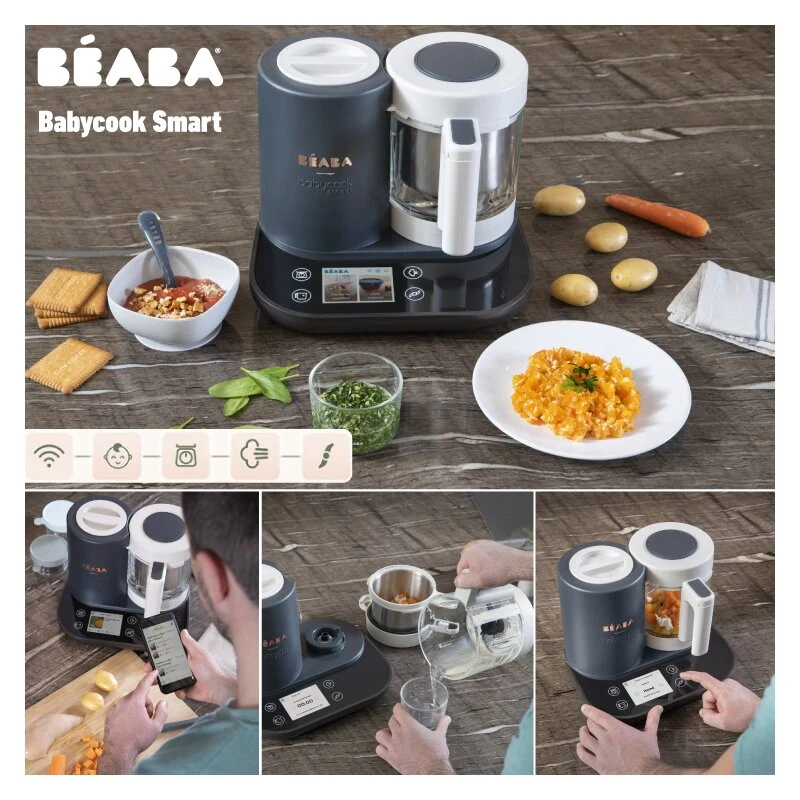 Beaba Robot Babycook Smart+WiFi Charcoal Grey B912860 5