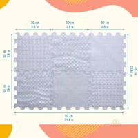 Ortoto Covoras Ortopedic-Puzzle ICE RELAXING MASSAGE (6 buc) 2