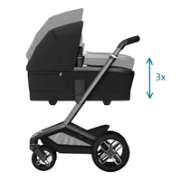 Carucior 2 in 1 Maxi Cosi Fame TWILLIC BLACK 3