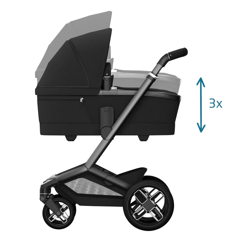 Carucior 2 in 1 Maxi Cosi Fame TWILLIC BLACK 3