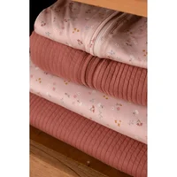 Patura din bumbac dublata cu plus - Vintage Sunny Stripes - Little Dutch 3