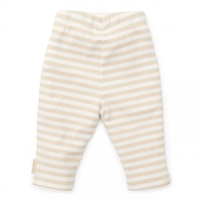 Брюки из органического хлопка – Stripe Sand/White – Little Dutch – размер 56 2
