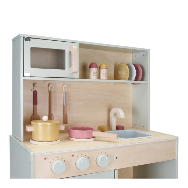 Bucatarie din lemn FSC - mint - Little Dutch LD7088 3