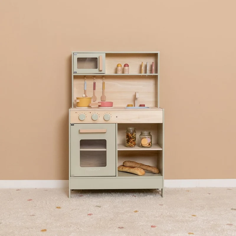 Bucatarie din lemn FSC - mint - Little Dutch LD7088 6