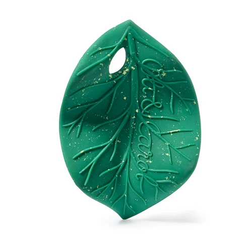 Jucarie de dentitie din cauciuc natural - Chlorophyll Leaf - Oli & Carol
