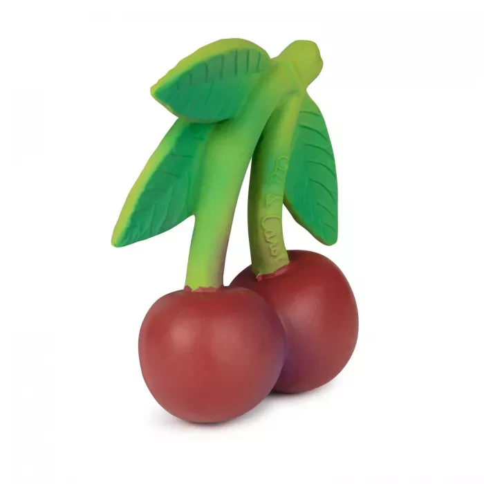 Jucarie de dentitie din cauciuc natural - Mary the Cherry - Oli & Carol 2