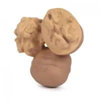 Jucarie de dentitie din cauciuc natural - Nutty the Walnut - Oli & Carol 2