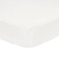 Cearsaf cu elastic pentru patut - Soft White - 70 x 140/150 cm - Little Dutch 2